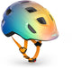Avec hourra casque enfant garçons filles - casque de vélo enfant - taille xs s (46-52 cm) - multicolore brillant