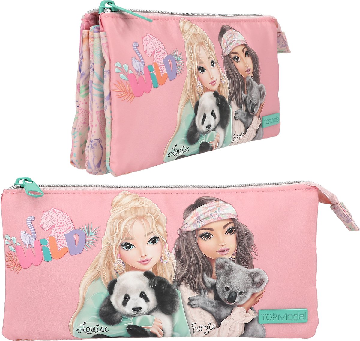 Depesche - trousse à crayons top model - sauvage