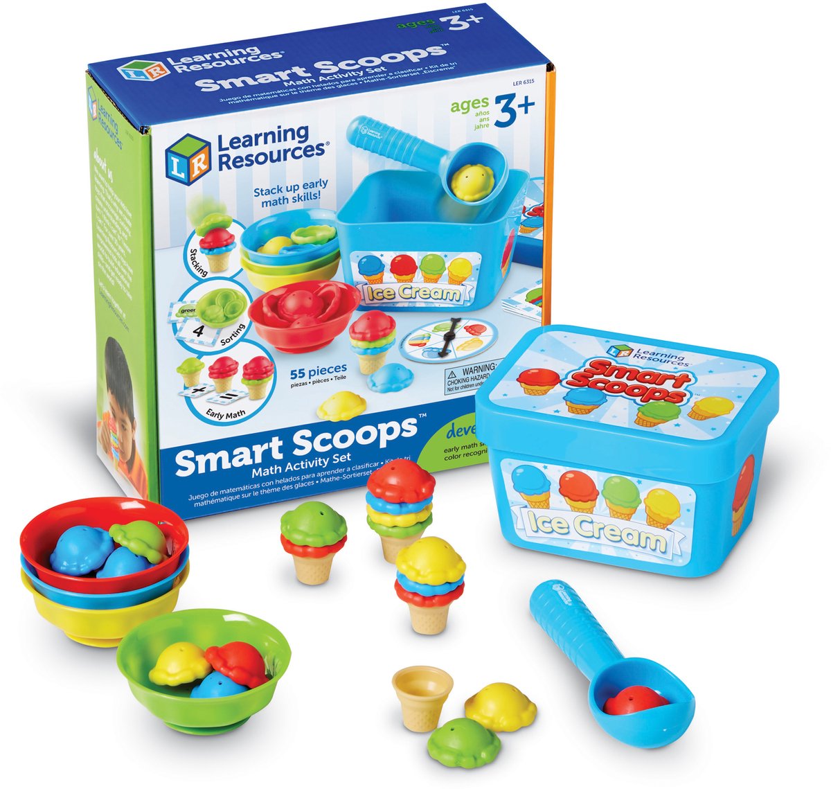Ensemble d'activités mathématiques Smart Scoops™ de ressources d'apprentissage - 1+