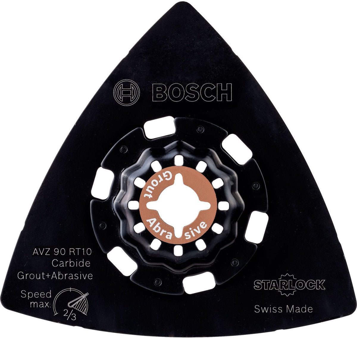 Plateau de ponçage carbure Bosch avz 90 rt10 90 mm grain 10 - 26092...