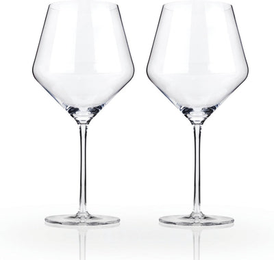 Verre à vin coudé Viski - cristal - 621ml - 2 pièces