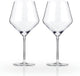 Verre à vin coudé Viski - cristal - 621ml - 2 pièces