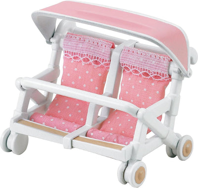 Sylvanian family 4533 mobilier de maison de poupée à poussette double