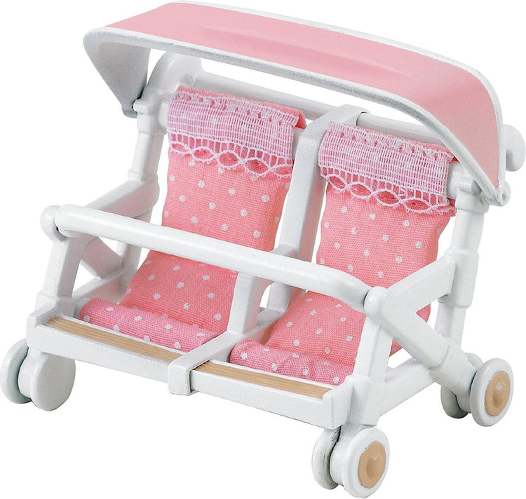 Sylvanian family 4533 mobilier de maison de poupée à poussette double