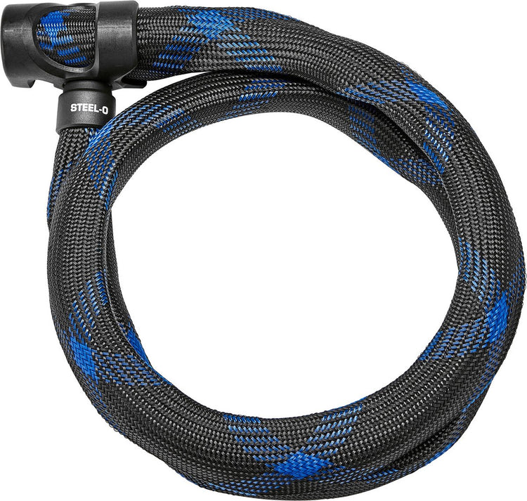 Câble antivol blindé Abus Ivera Steel-o-flex 7200 + support RBU - câble antivol en câble d'acier avec armure de manchons en acier - -niveau de sécurité 7 - 110 cm