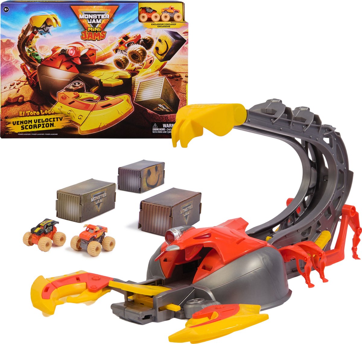 Monster Jam Mini Scorpion Playset