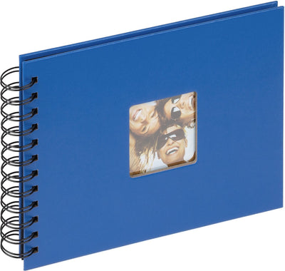 Walther sa-109-z fun - album à spirales - taille 23 x 17 cm - bleu royal