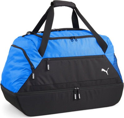 Sac de sport unisexe Puma teamgoal teambag m bc (compartiment pour bottes) - limonade bleu électrique - noir