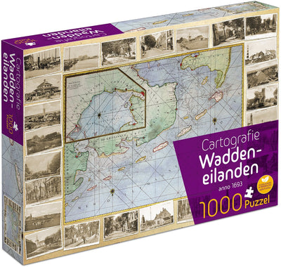 Tucker's Fun Factory Puzzle Îles des Wadden - jouet éducatif en carton.