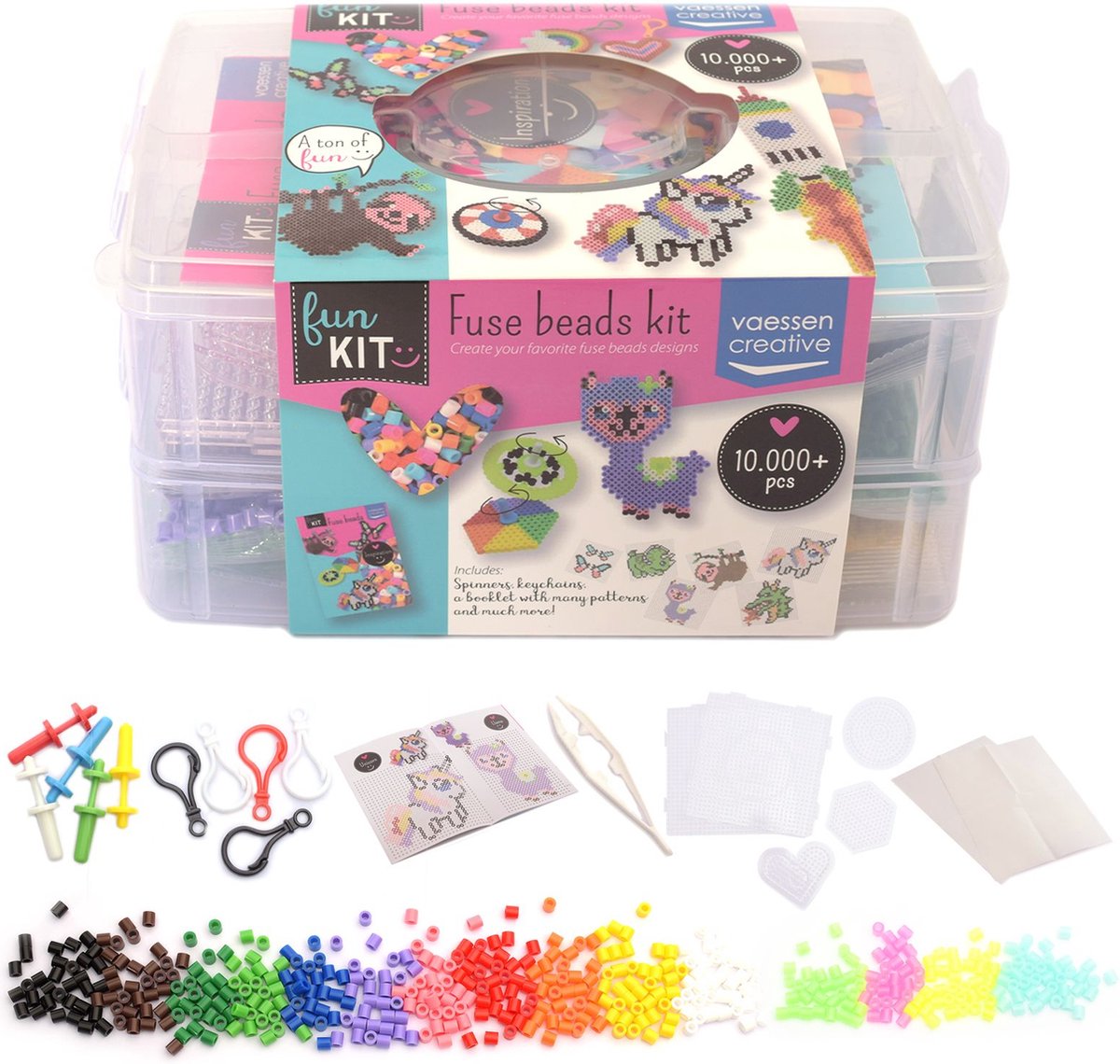 Vaessen creative • set de perles thermocollantes