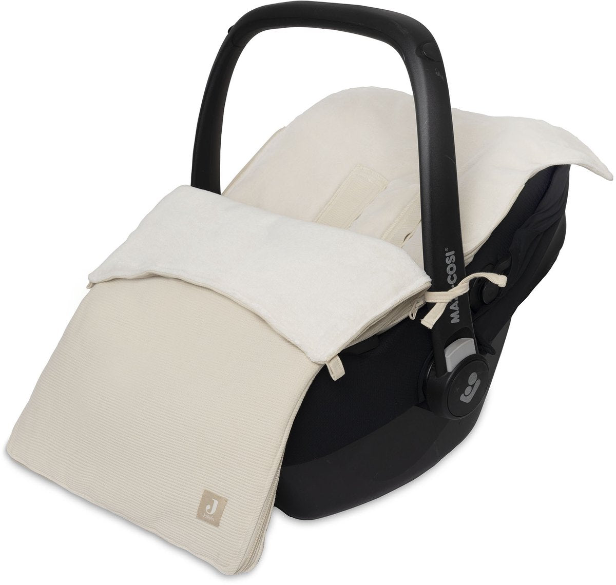 Chancelière Jollein pour poussette siège auto - petite gaufre - 82x42cm - sable