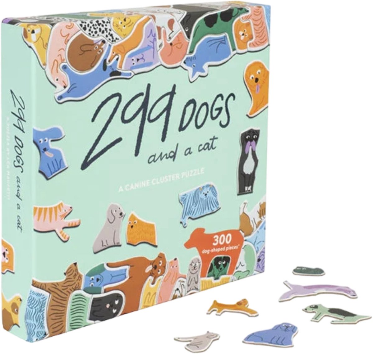 Laurence king - puzzle '299 chiens et un chat' (300 pièces) - Anglais