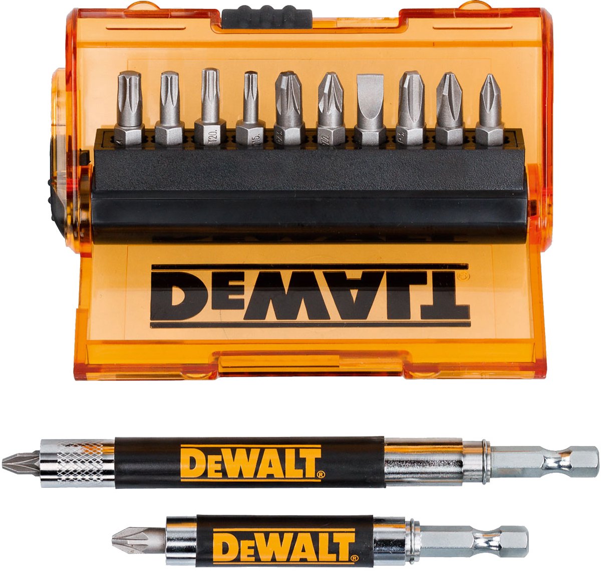 Dewalt dt71502 jeu d'embouts 14 pièces en cassette