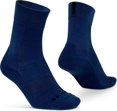 Gripgrab - chaussettes de cyclisme d'hiver thermo SL chaussettes de cyclisme isolantes - bleu marine - unisexe - taille m