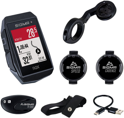 Sigma Rox 11.1 EVO GPS HR + CAD SNELH SET + SB GPS + ANT + BLE RIEM + USB-C