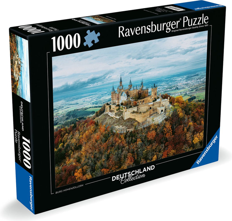Ravensburger puzzle burg hohenzollern - puzzle - 1000 pièces