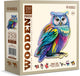 Puzzle de ville en bois - chouette tendance.