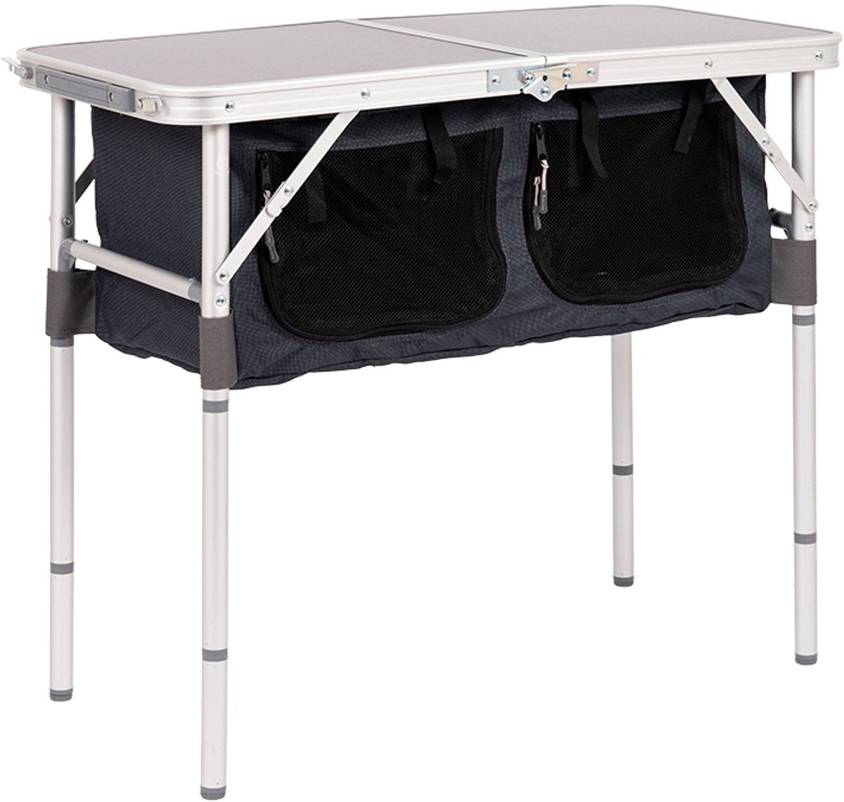 Bo-camp - table d'appoint placard de rangement - loutre - 80x40x68 cm