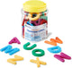 Ressources d'apprentissage lettres de l'alphabet magnétique - majuscules - 3+