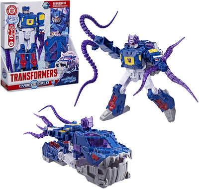 Transformers cyberworld energon surge soundwave explorateur des profondeurs - figurine 22cm
