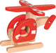 Goki Wooden Helicopter Red