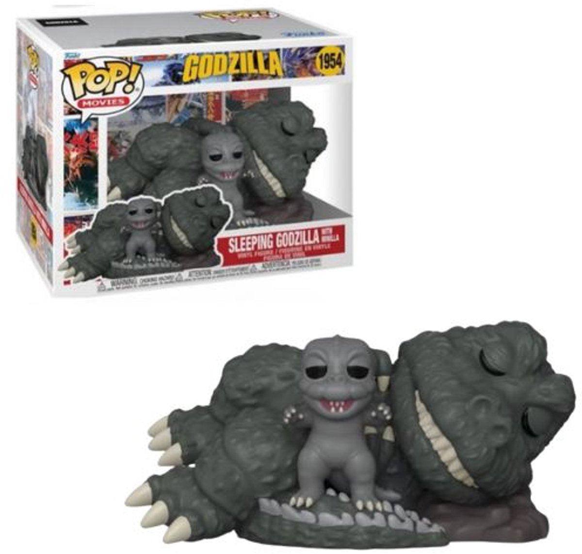 Funko Godzilla Godzilla endormi avec Minilla - (super pop !) figurine en vinyle 1954 pop unisexe ! - neutre - standard
