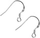 Crochets de boucles d'oreilles Creativ company, l: 14 mm, argent, 10 pièces 1 boîte