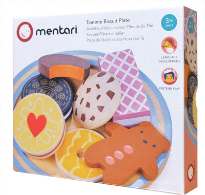Cuisine Mentari - plat à biscuits - 16x16x3cm - bois - 3 ans