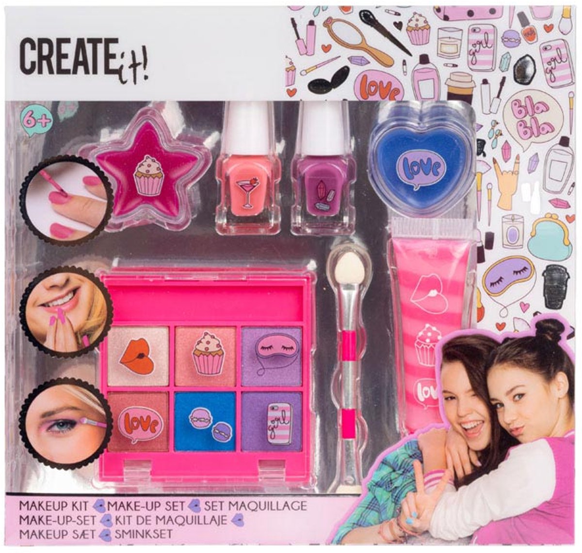 Créez-le! Makeup de beauté Set Pink Lila