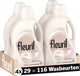 Fleuril lumière blanche - lessive liquide - lessive blanc et couleurs pastel - 4x29 lavages - pack économique