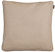 Mica decorations como coussin d'extérieur beige - l45xw45xh10cm