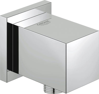 Grohe euphoria cube coude de raccordement mural filetage mâle protection contre le refoulement chrome