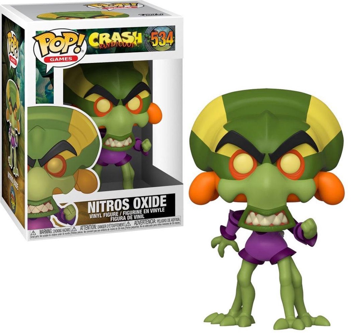 Figurine en vinyle Funko pop crash bandicoot nitros oxyde