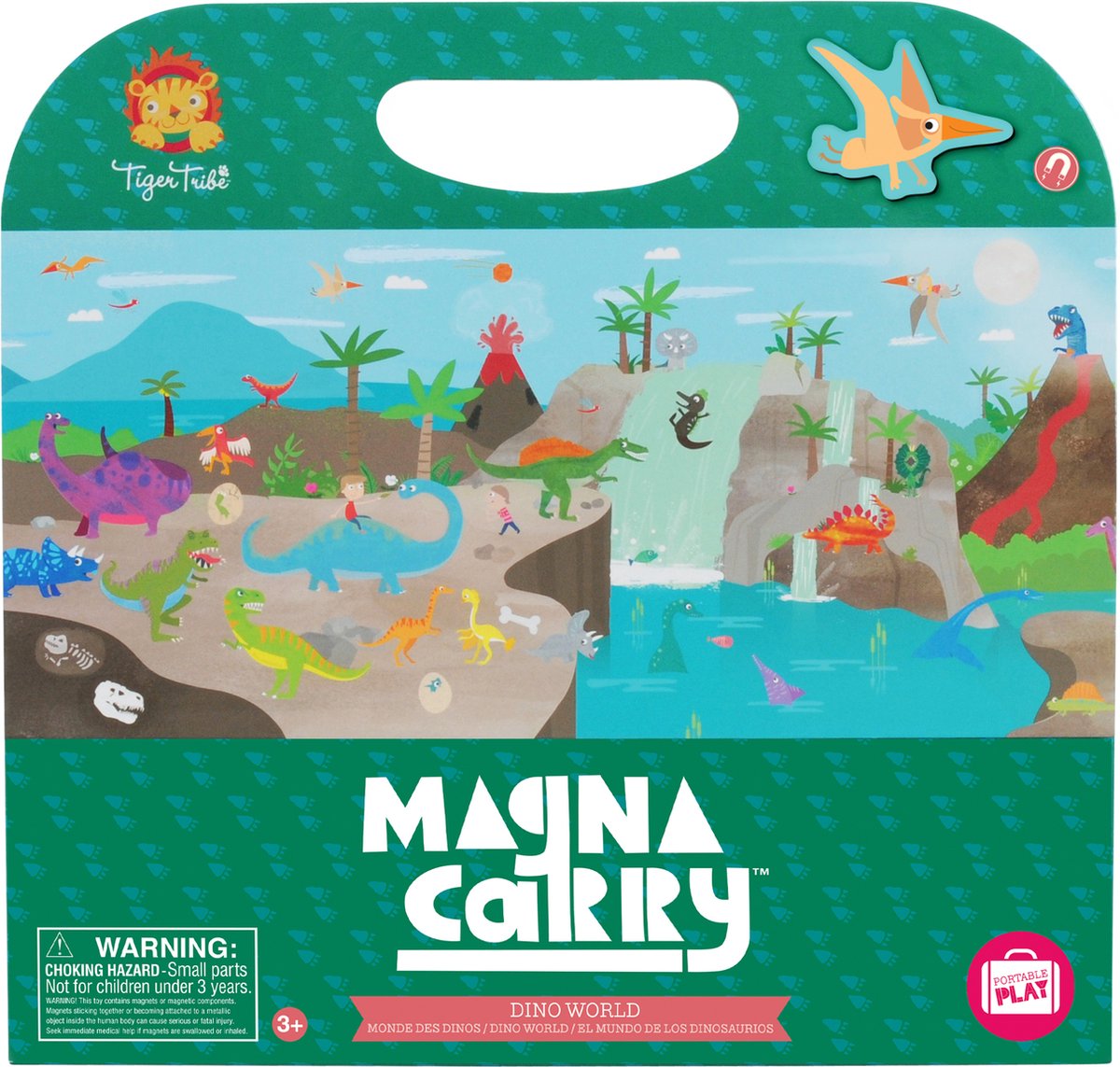 Selecta Magna Carry - Dinosaurus Magneetboek