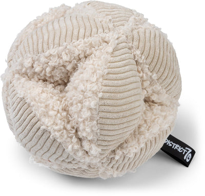 District 70 Bobby – balle renifleur pour chiens | stimule le comportement de recherche, défi mental – merengue – grand ø19 cm