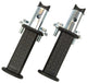 Repose-pieds vélo Dresco - universels - chrome noir