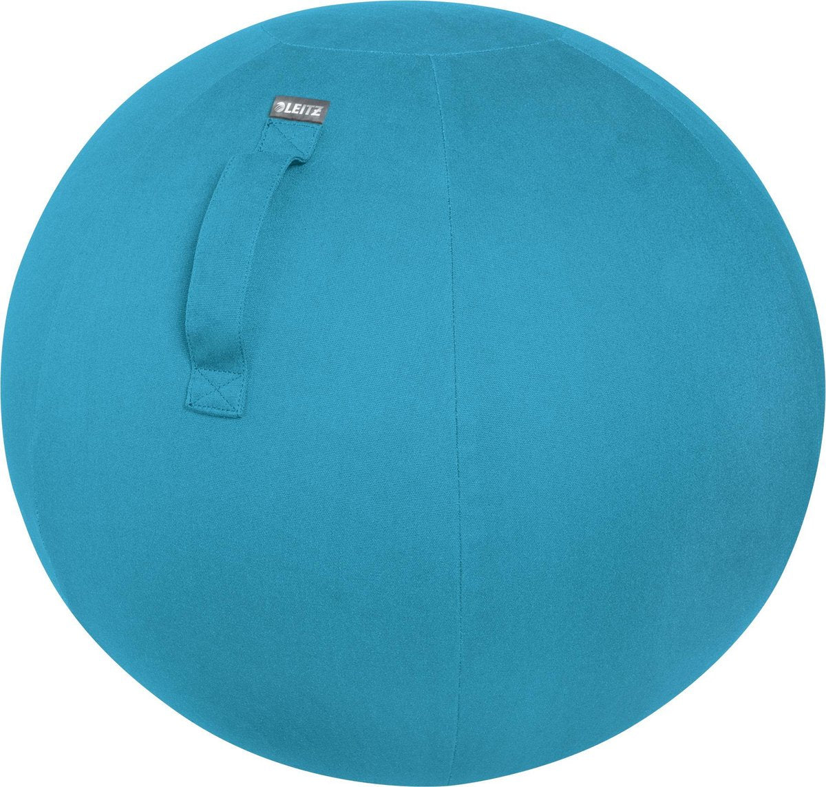 Ballon d'assise ergonomique actif Leitz ergo cosy - avec pompe à main - idéal pour le bureau à domicile - bleu serein