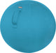 Ballon d'assise ergonomique actif Leitz ergo cosy - avec pompe à main - idéal pour le bureau à domicile - bleu serein