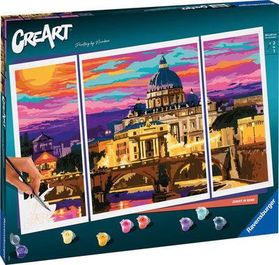 Ravensburger Creart peinture sur Number Sunset à Rome