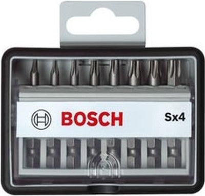 Jeu d'embouts d'accessoires Bosch | extra dur sx4 | ligne robuste | 9 pièces | 2607002559 - 2607002559