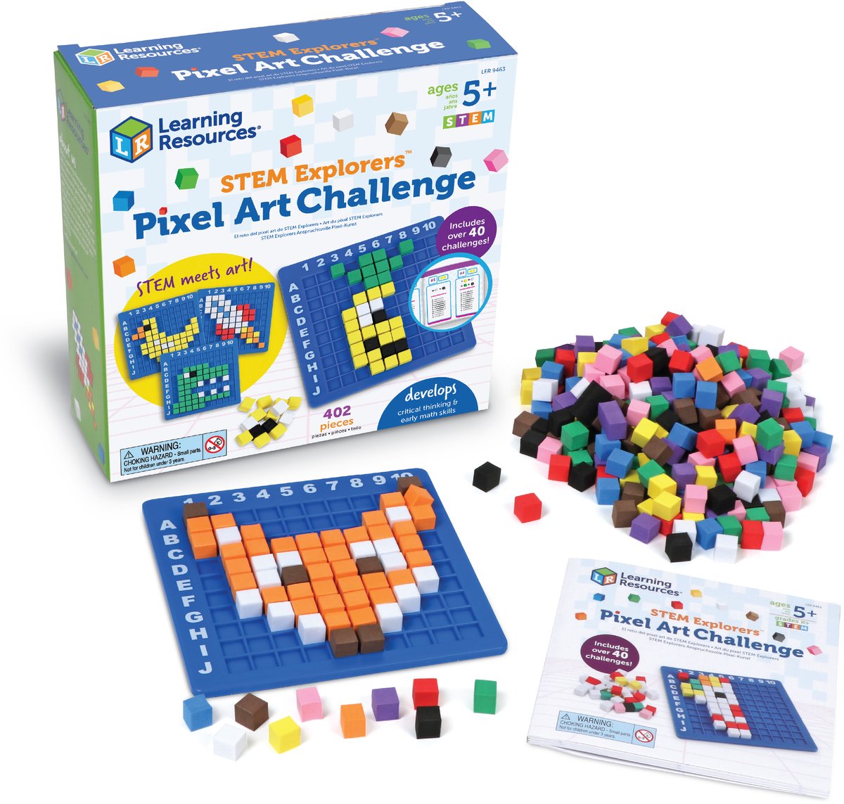 Ressources d'apprentissage défi pixel art stem explorers™ - 3+