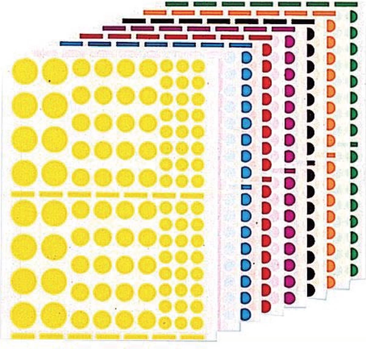 Autocollants Agipa 1 040 morceaux de cercles