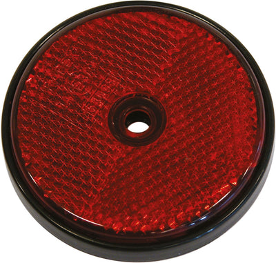 Réflecteur Carpoint rond 60 mm. vrac rouge