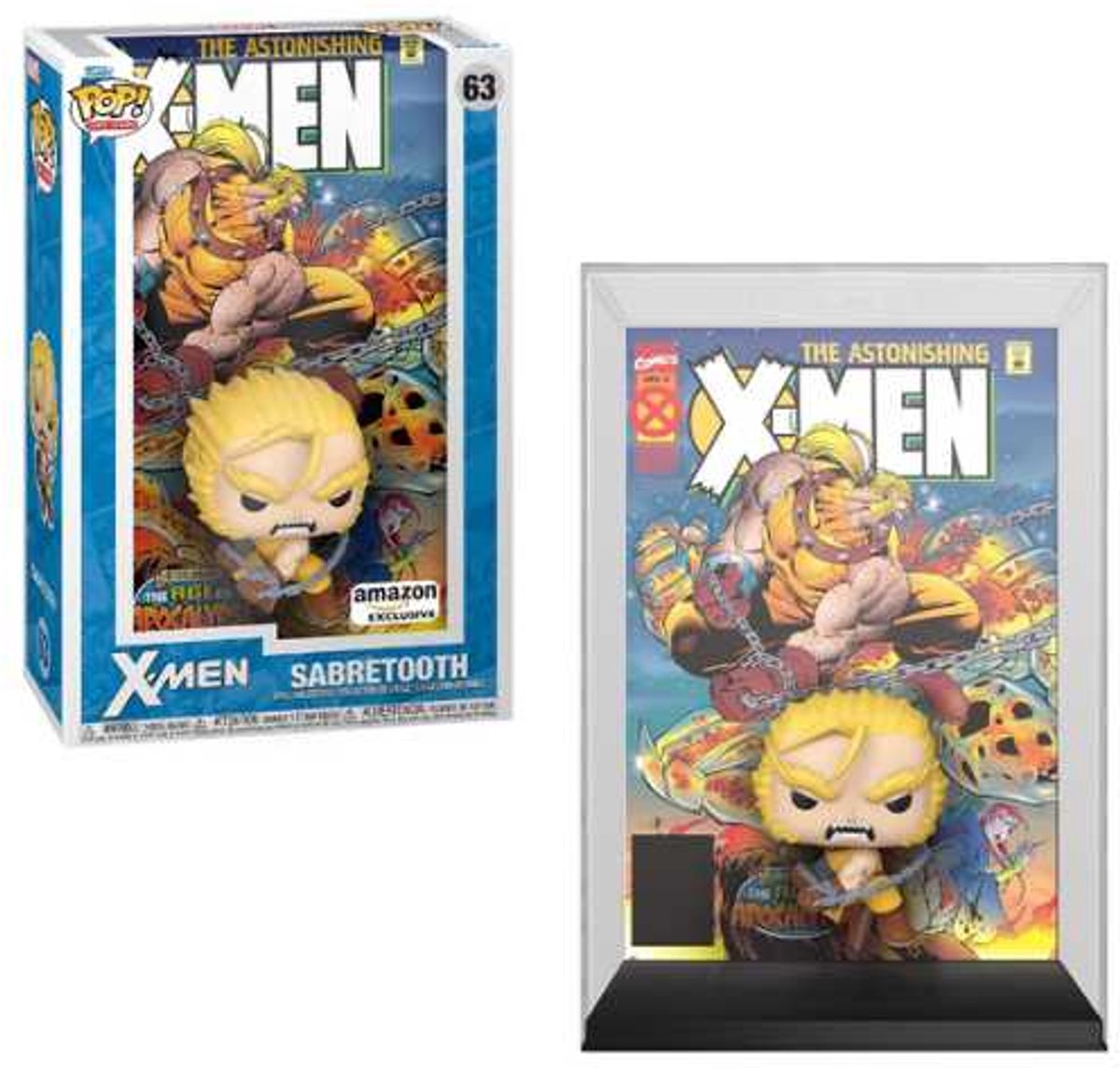 Funko-pop ! merveille : x-men - dents de sabre #63 exclusivité amz