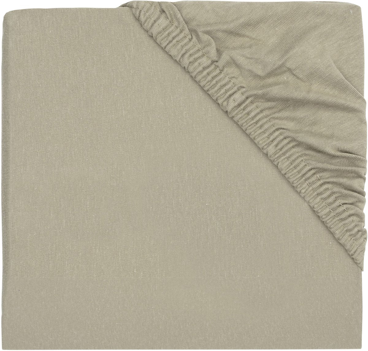 Jollein - drap-housse jersey 75x95cm - matelas box - vert olive
