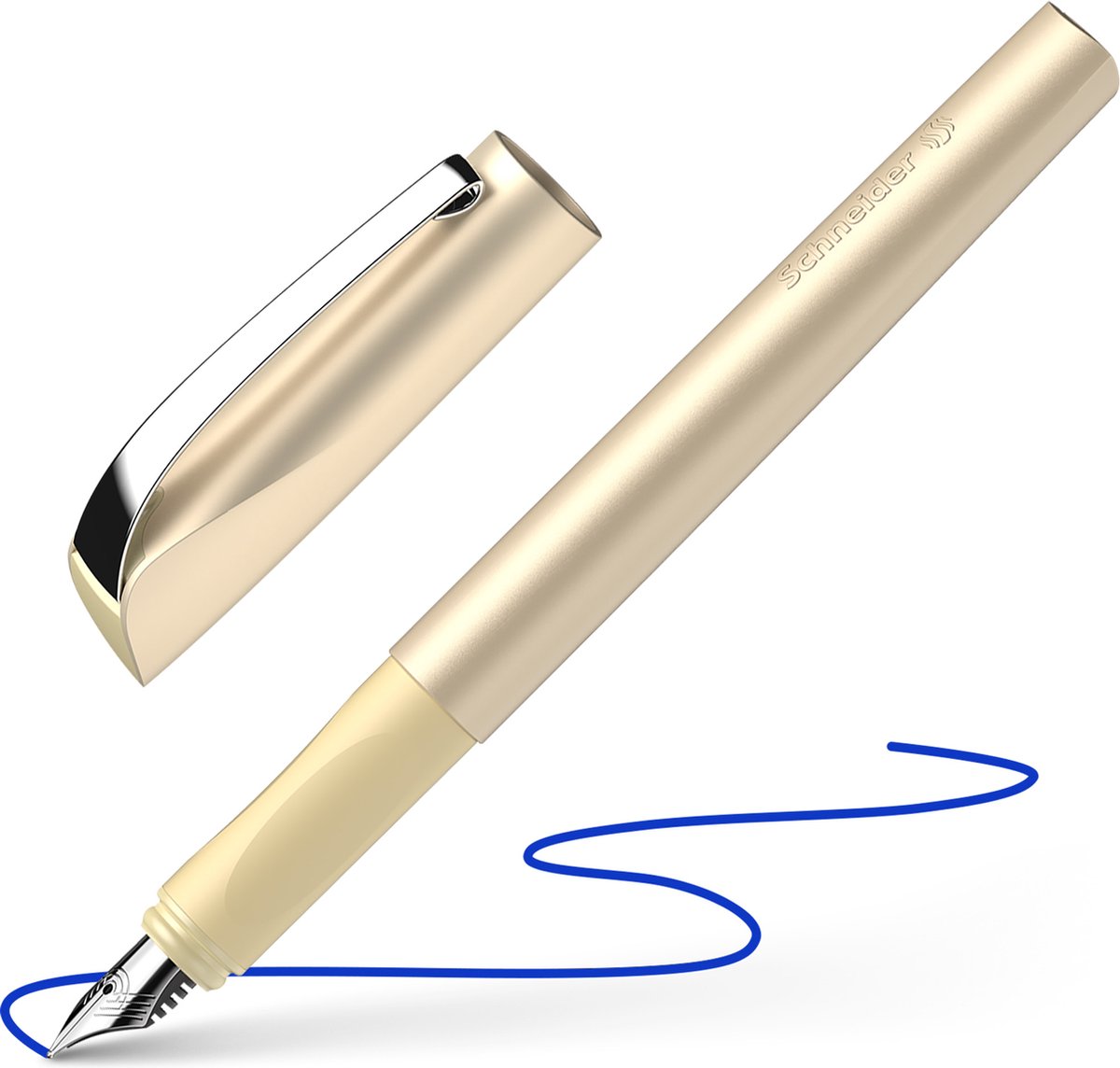 Schneider instruments d'écriture schneider – ceod brillant – stylo plume – m – or clair – s-168653