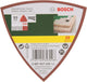 Jeu de feuilles abrasives Bosch 25 pièces pour ponceuse Delta - fixation auto-agrippante - grain 240