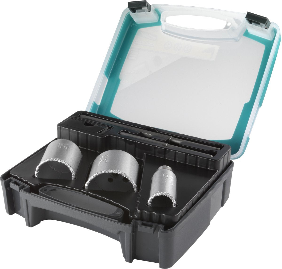 Wolfcraft - jeu de scies cloche pour maçonnerie, carrelage et pierre - ø 33, 53, 68 mm - 1003000