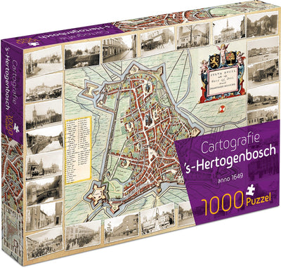 Cartographie de l'usine amusante de Tucker 's-Hertogenbosch (1000) - puzzle