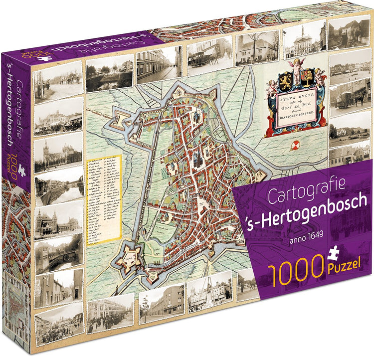 Cartographie de l'usine amusante de Tucker 's-Hertogenbosch (1000) - puzzle